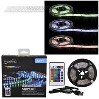 RGB Multicolored Strip Lights 6.5 Ft