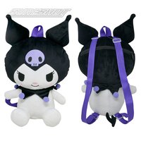 Kuromi Plush Backpack 14"