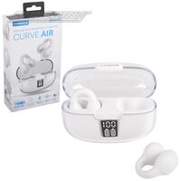 Bluetooth Curve Air True Transparency Earcuffs - White