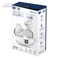 Bluetooth Curve Air True Transparency Earcuffs - White