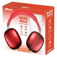 Bass Max Wired Headphones - Red