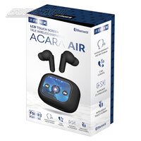 Bluetooth LCD Touch Screen Tws Earphones - Blk