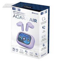 Bluetooth LCD Touch Screen Tws Earphones - Purple