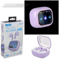 Bluetooth LCD Touch Screen Tws Earphones - Purple