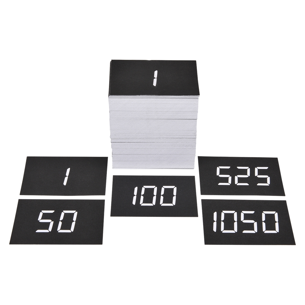 Preprinted Ticket Value Cards (314 Cnt) 3.5" X 2"