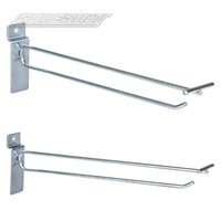 Backwall Merchandise Zinc Hook - Slatwall 10"