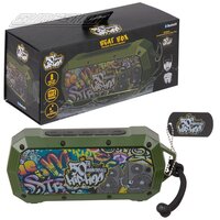 Bluetooth Beat Box Speaker - Green 9"