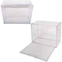 Acrylic Display Cases 3 Tier Shelves 14"