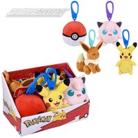 Pokemon Clip On Plush 3.5" (6ea/Dsp)