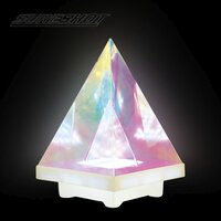 Iridescent Prizim Lamp W/Speaker 6.8"
