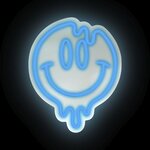 Neon LED Drippy Smile Sign 12"