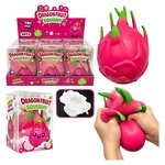 Jumbo Squishy Dragon Fruit 7.5" (6ea/Dsp)