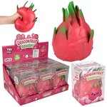 Jumbo Squishy Dragon Fruit 7.5" (6ea/Dsp)