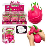 Jumbo Squishy Dragon Fruit 7.5" (6ea/Dsp)