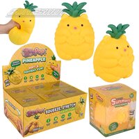 Jumbo Squishy Pineapple Buddy 4.5" (6ea/Dsp)