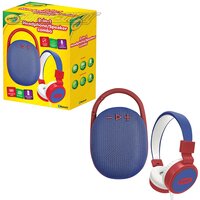 Crayola Headphones & Speaker Combo- Blue 8"