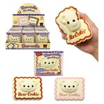 Squishy Bear Yummy Cookies Asst. (6ea/Dsp) 4.5"