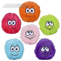 Funny Face Plush Balls (Asst.) 4"