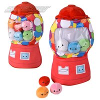 Gumball Machine W/Gumball Plush 21.5"
