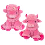 Duke And Daisy Highland Cows -Pink (2 Asst) 8"