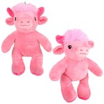 Duke And Daisy Highland Cows -Pink (2 Asst) 8"