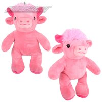 Duke And Daisy Highland Cows -Pink (2 Asst) 8"