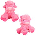 Duke And Daisy Highland Cows -Pink (2 Asst) 10"