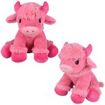 Duke And Daisy Highland Cows -Pink (2 Asst) 20"