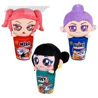 K-Pop Demon Hunters Ramen Cup Plush (3asst) 11"