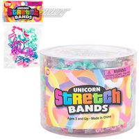 Unicorn Stretch Bands 24 Bags/canister