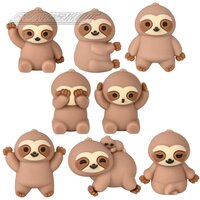 Mini Sloth Figures (100cnt) 1"