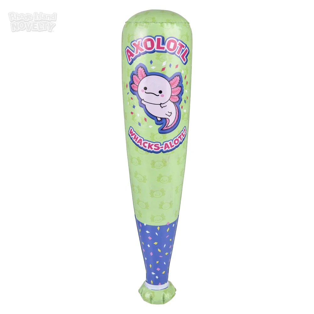 Inflatable Axolotl Baseball Bat (4 Asst.) 20