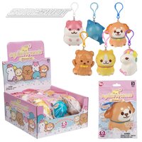 Kawaii Animals Squish Backpack Clip 3.25"