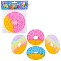 Glitter Donut Bubble Poppers 5.5"