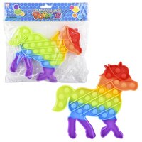7.5" Rainbow Horse Bubble Poppers