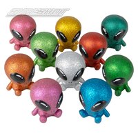 Rubber Glitter Galactic Alien (50cnt) 2.5"