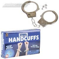 10.5" Steel Handcuffs W/Keys