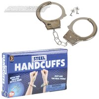 10.5" Steel Handcuffs W/keys