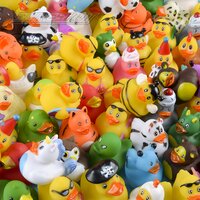 2" Rubber Ducky Assortment (100pcs/Bag)