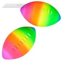 9" Rainbow Football