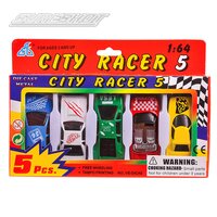 5pc Diecast Car Set 1:64 Scale