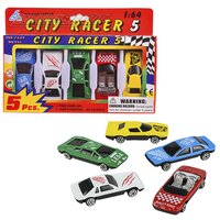 5pc Diecast Car Set 1:64 Scale