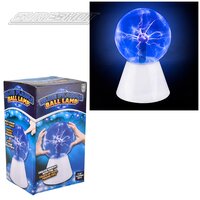 7.75" Blue Plasma Ball Lamp