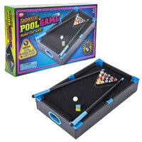 Neon Wooden Tabletop Pool Game 20.5"x12.5"