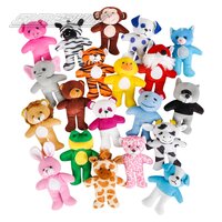 4.75" Plush Mini Animal Assortment (100pcs/Unit)